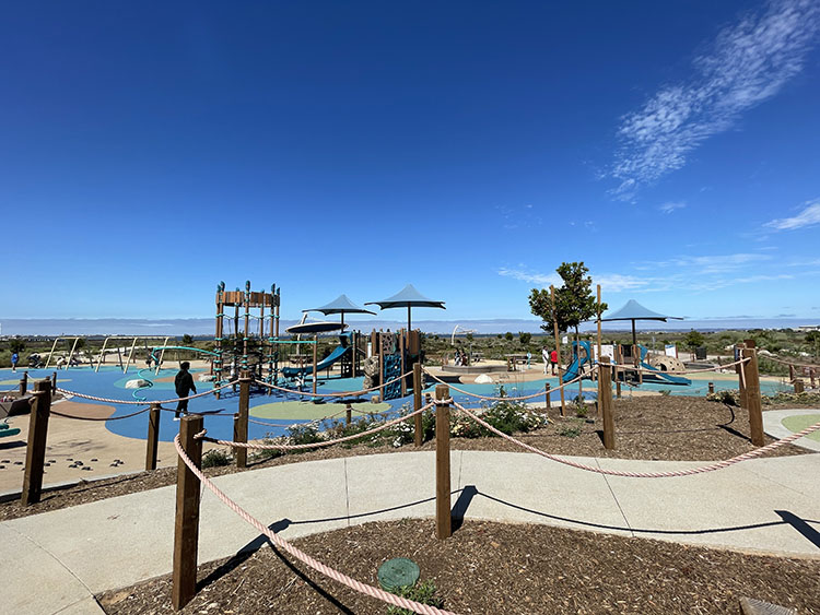 Sweetwater Park (above) in Chula Vista, created with the help of ORLP funding received by the Port of San Diego, opened in April 2025. The 28.84-acre park includes amenities such as walking and hiking trails, playgrounds, a boardwalk, wetland overlook points, picnic areas and interpretive gardens. Photo from California State Parks.