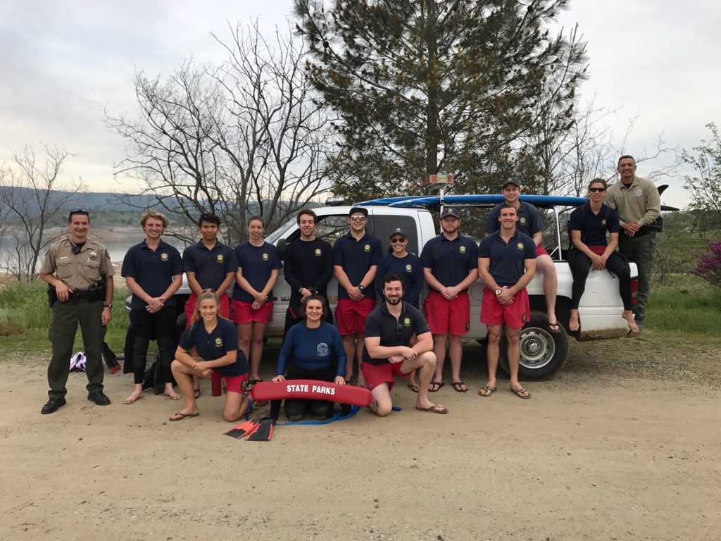 Lifeguard cadet training group