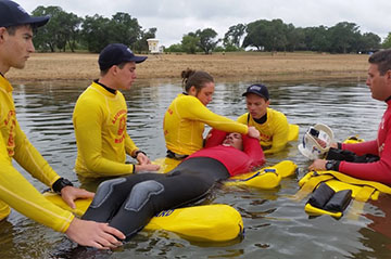 Lifeguard first aid training