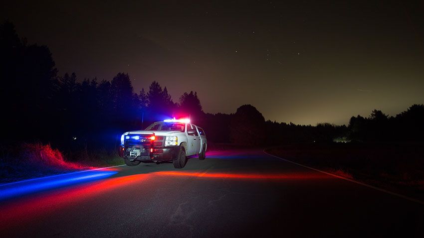 Peace Officer's working in the field