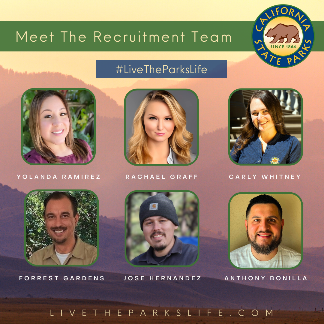 Meet the recruitment team - #LiveTheParksLive - Yolanda Ramirez - Anthony Bonilla - Carly Whitney - Forest Gardens - Jose Hernandez - LIVETHEPARKSLIFE.COM