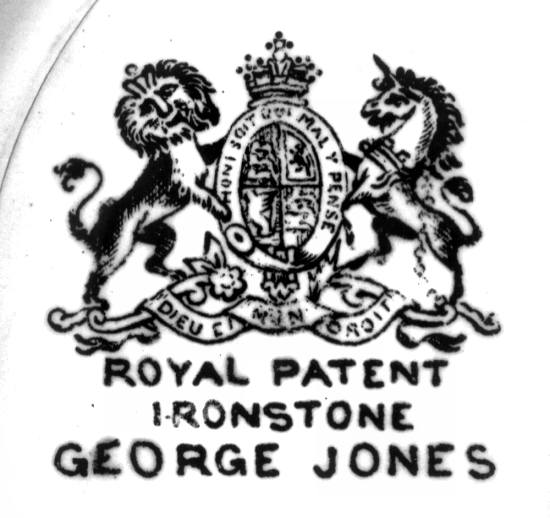 Royal Patent Ironstone George Jones