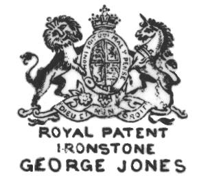 Royal Patent Ironstone Gerorge Jones