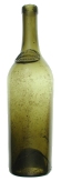 Image of Bordeaux style wine bottle with shoulder seal